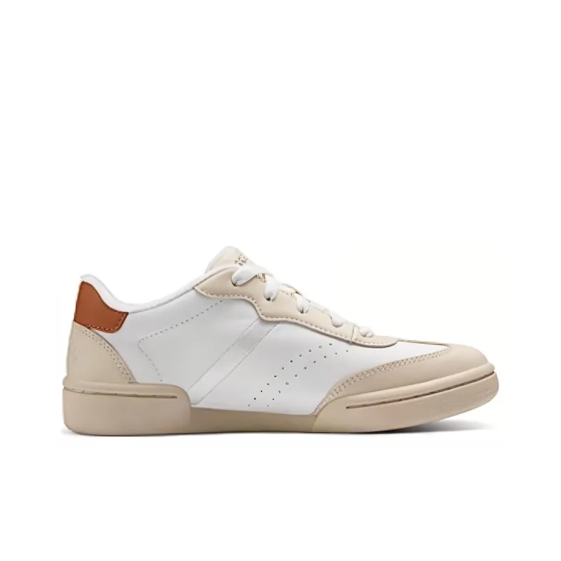 Skechers Modern Comfort Anti Slip Wear Resistant Low Top Skateboard Shoes Women's White Tan-1