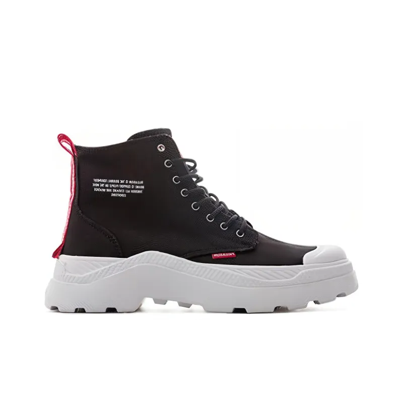 Palladium Pallakix Hi Dare Safe Comfortable Ankle Length Martin Boot Unisex Black-1