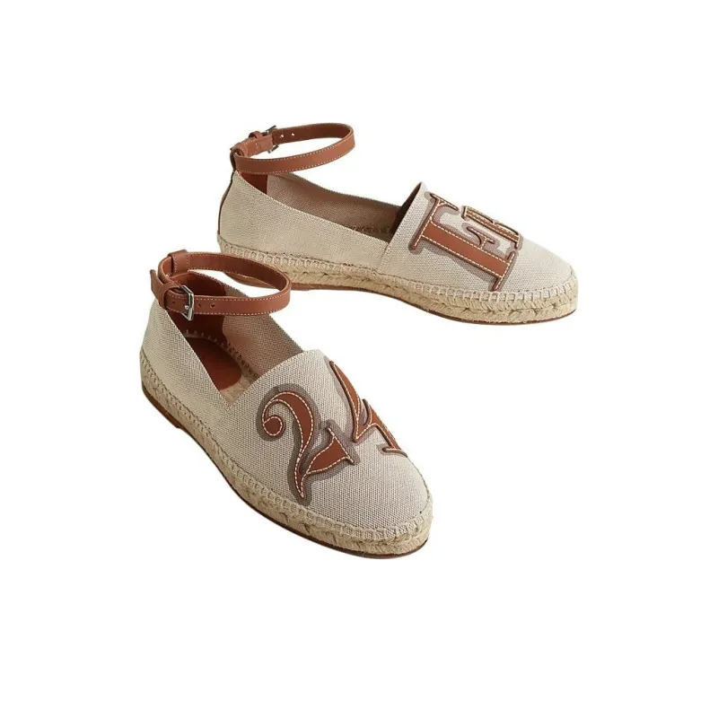 HERMES Indirizzo Espadrilles Women's Umber-2