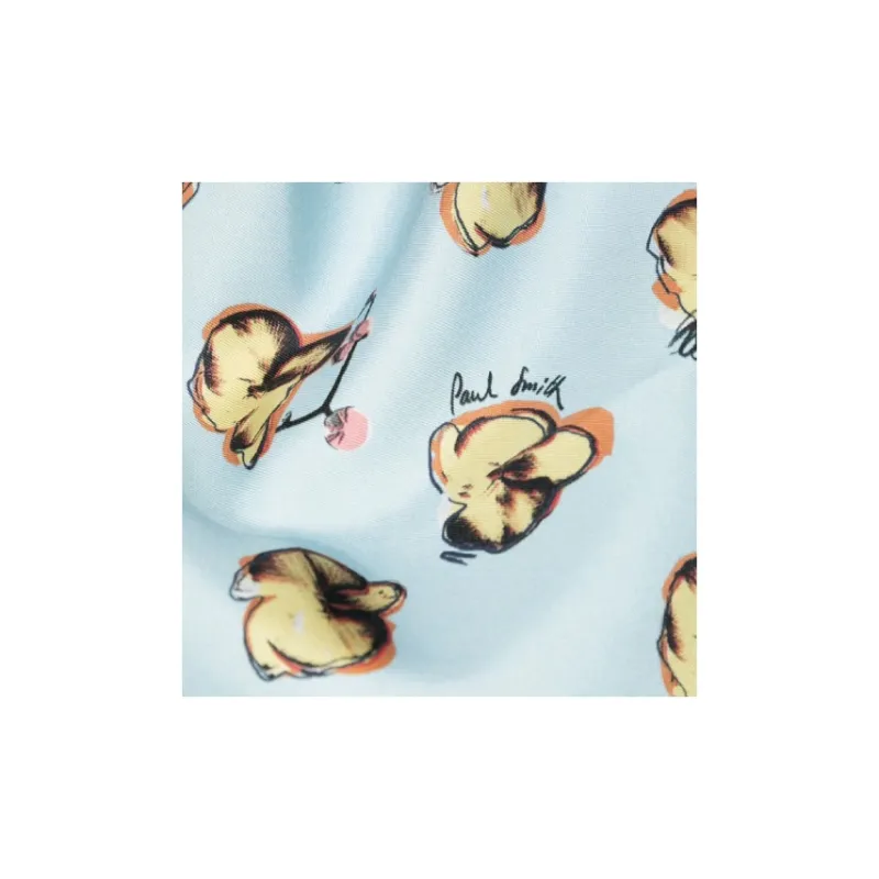 Paul Smith Floral-print Silk Pocket Square-2