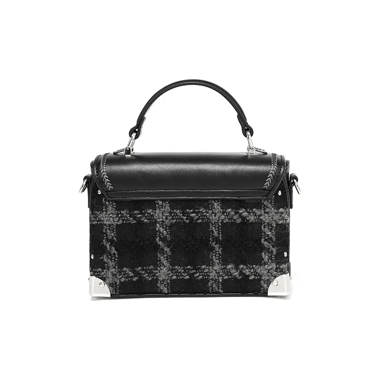 DAPHNE PU Crossbody Bag Women's Black-3