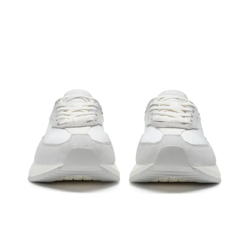 XTEP Casual Shoes Women's Low Top Sail White/Lunar Stone Gray/Pure Pink-5