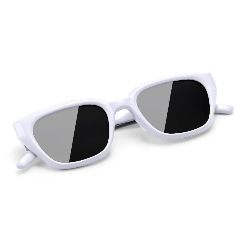 PULAIS Plate Frame Square Sunglasses Unisex-0