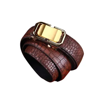 Old man's head Leather Belts Men