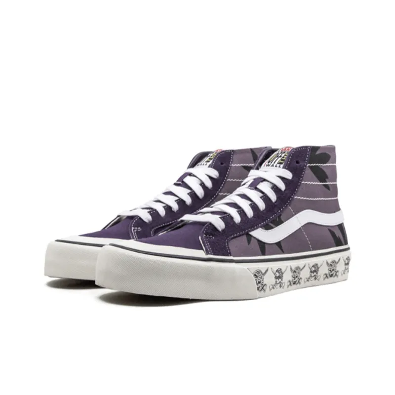 Vans SK8 Hi 138 Decon Sf 'SUMMER Leaf Black PLUM'-3