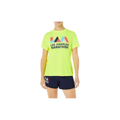 Asics READY-SET T-Shirts Women's Yellow