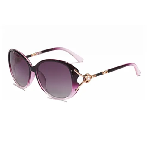 PRETTYALLUSION Oval Sunglasses Women's