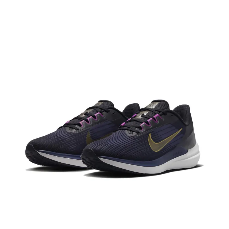 Nike Air Zoom Winflo 9 'Black Gold Suede'-2