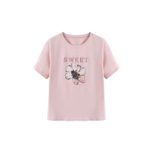 XIANGYING T-Shirts Women's Pink