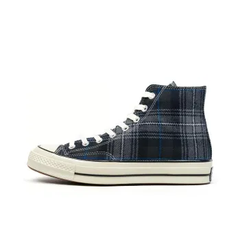 Converse Chuck Taylor All Star 70 Hi Plaid Pack Black