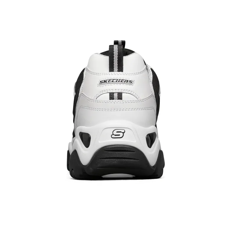 Skechers D Lites 2.0 Running Shoes White/Black/Grey-3