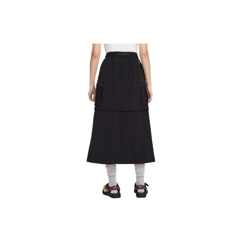Nike ACG Casual Long Skirts Women's Black-1