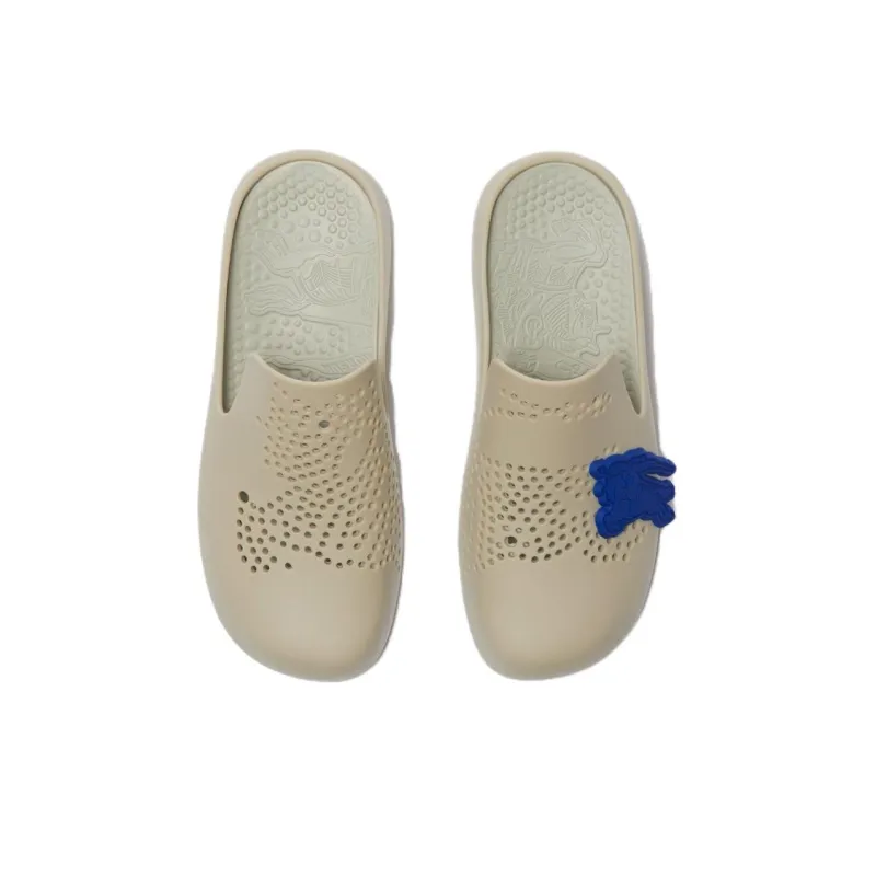 Burberry Quiet Wrap toe Slippers Men's Beige-3