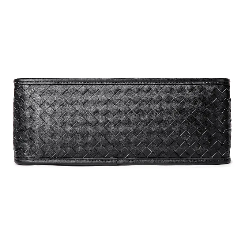 Ace Paul Top Grain Cow Leather Shoulder Bag Regular Unisex Black-4