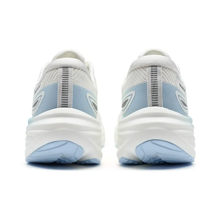 XTEP Running Shoes Men Low Top Sail White/Fluorescent Light Cyan Green/Northern Lights Blue-3