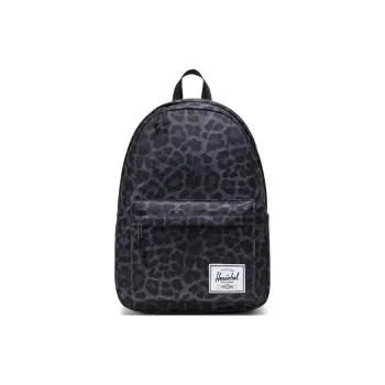 Herschel Fabric Backpack Extra Large Unisex Black Leopard Print
