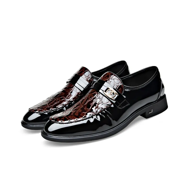 SHUPATE Loafers Men Black/Red-12