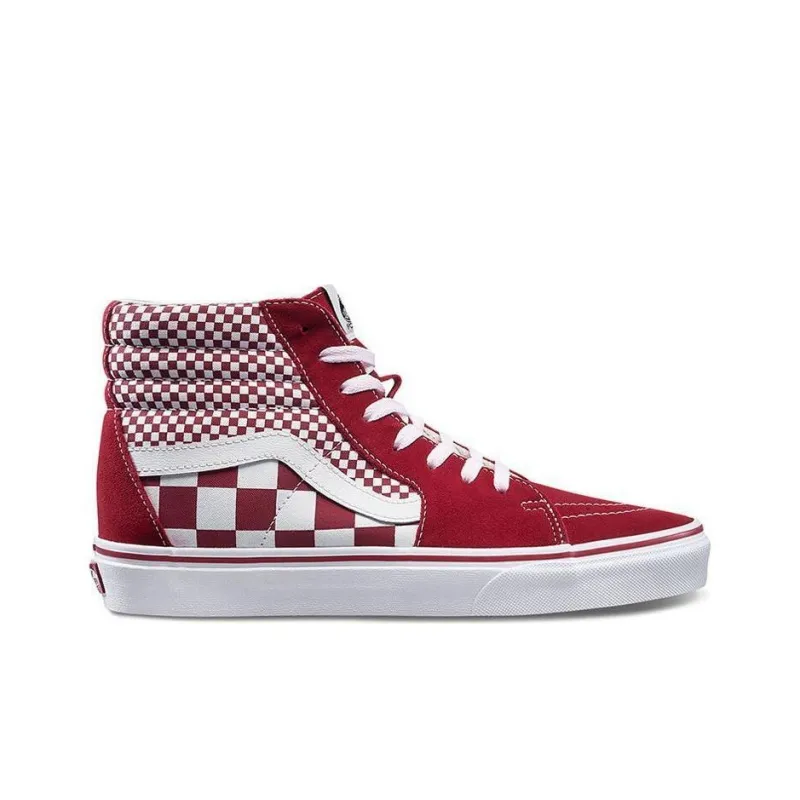 Vans SK8 Hi Red Mix Checker-1