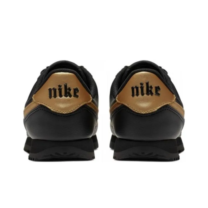 Nike Cortez Basic Black Metallic Gold GS-3