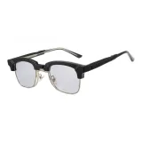Silver Black Frame with Light Gray Lens K31