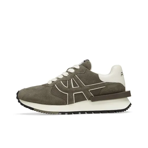 ASH Running Shoes Unisex Low-Top Brown/Gray/White