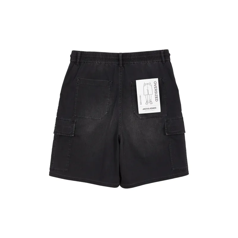 JACK&JONES Denim Shorts Men Dark Gray Denim A16-1