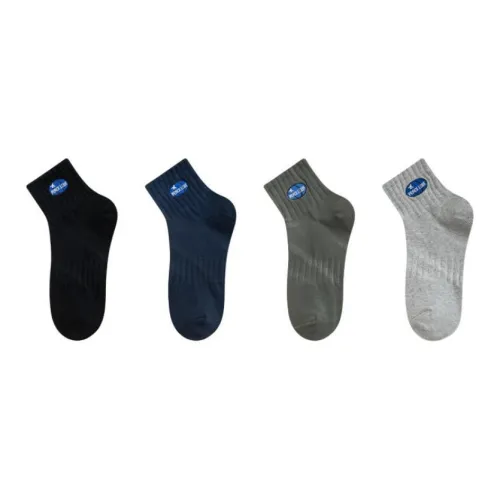 NANJIREN Mid-Calf Socks Men's 4 Pack