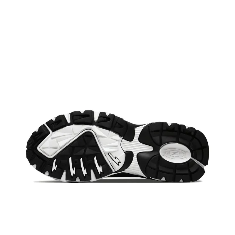 Skechers Stamina Running Shoes 'Black White'-3