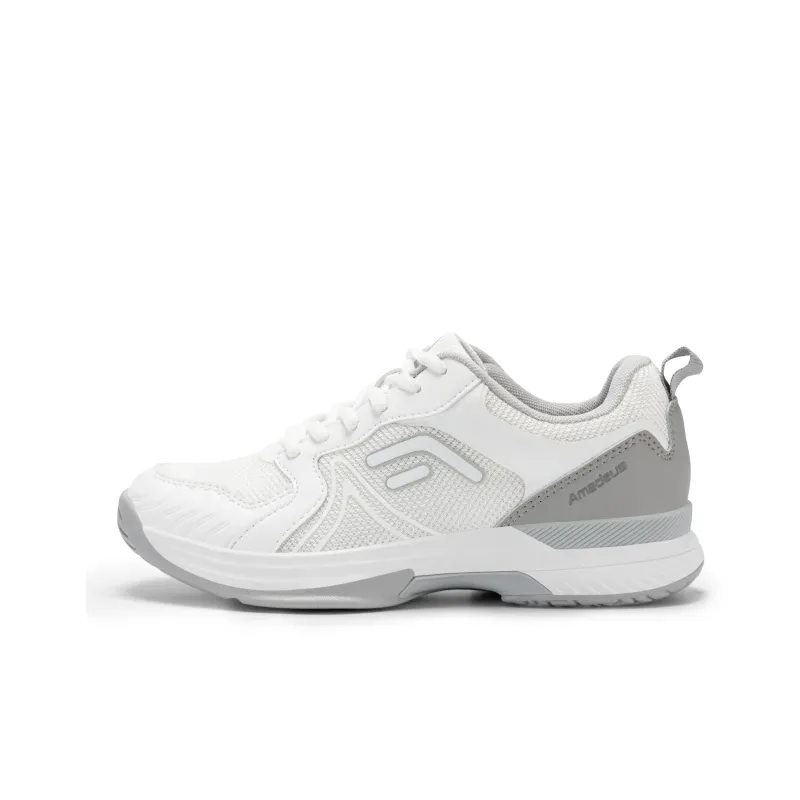 Fitville Cushioning, Abrasion Resistant, Slip Resistant Low Top Tennis Shoes Women's White Blue-10