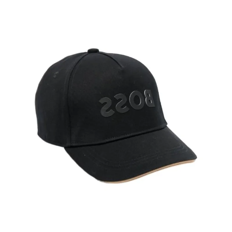 HUGO BOSS Cotton Baseball Caps Kids' Black-1