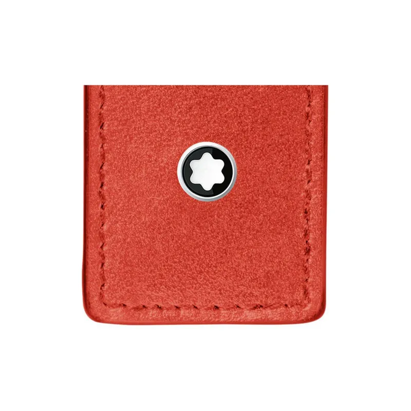 MONTBLANC Meisterstuck Leather Storage Bag Men's Coral Red-2