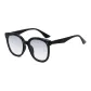 Black Frame with Gradient Blue Lens