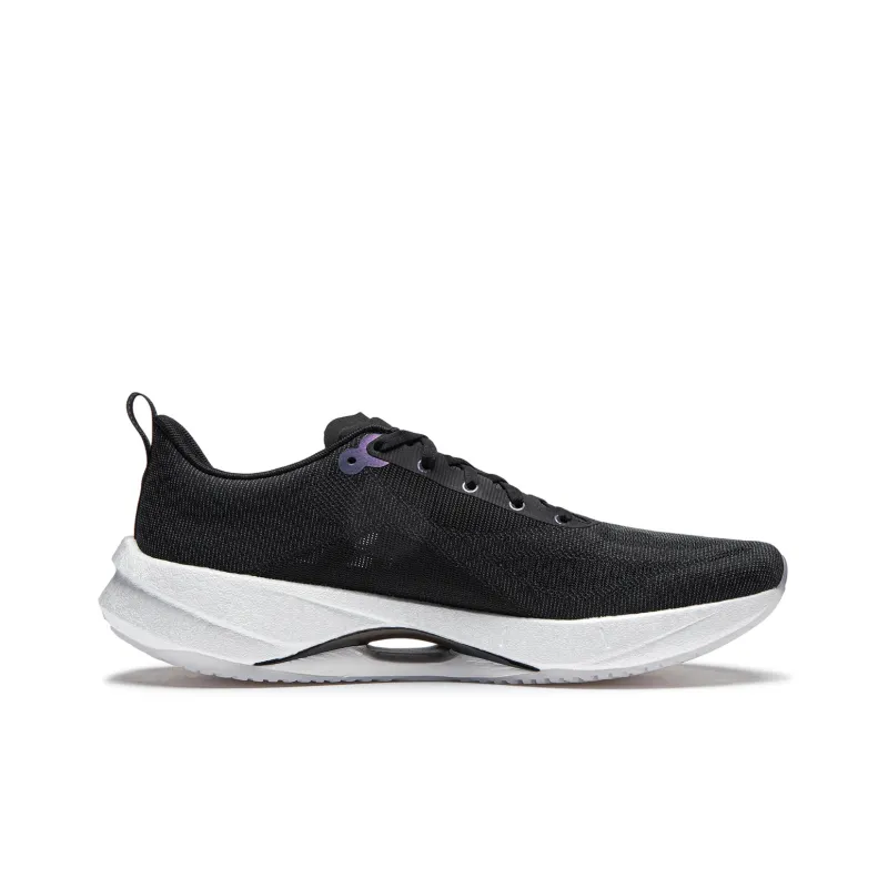 LiNing Super Light 21 Anti Slip And Wear Resistant Breathable Low Top Casual Running Shoes Men's Black White-1