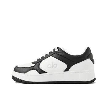 Alo Yoga Anti Slip Wear Resistant Low Top Skateboard Shoes Unisex Black White