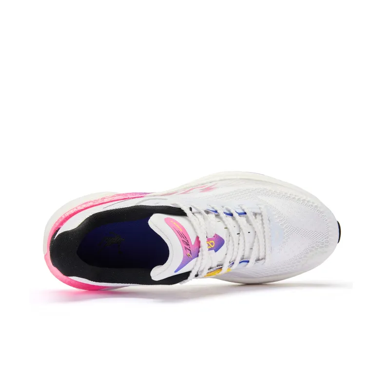 QIAODAN Phantom Running Shoes Women's Low Top Jordan White King Purple-3