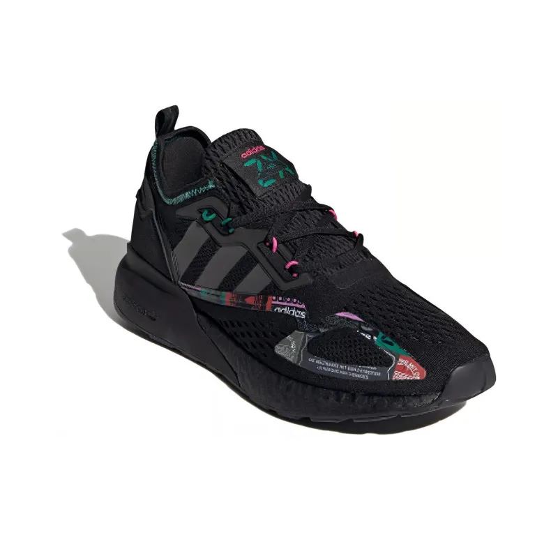 Adidas Originals Zx 2K Boost 'Black Green Grey'-2