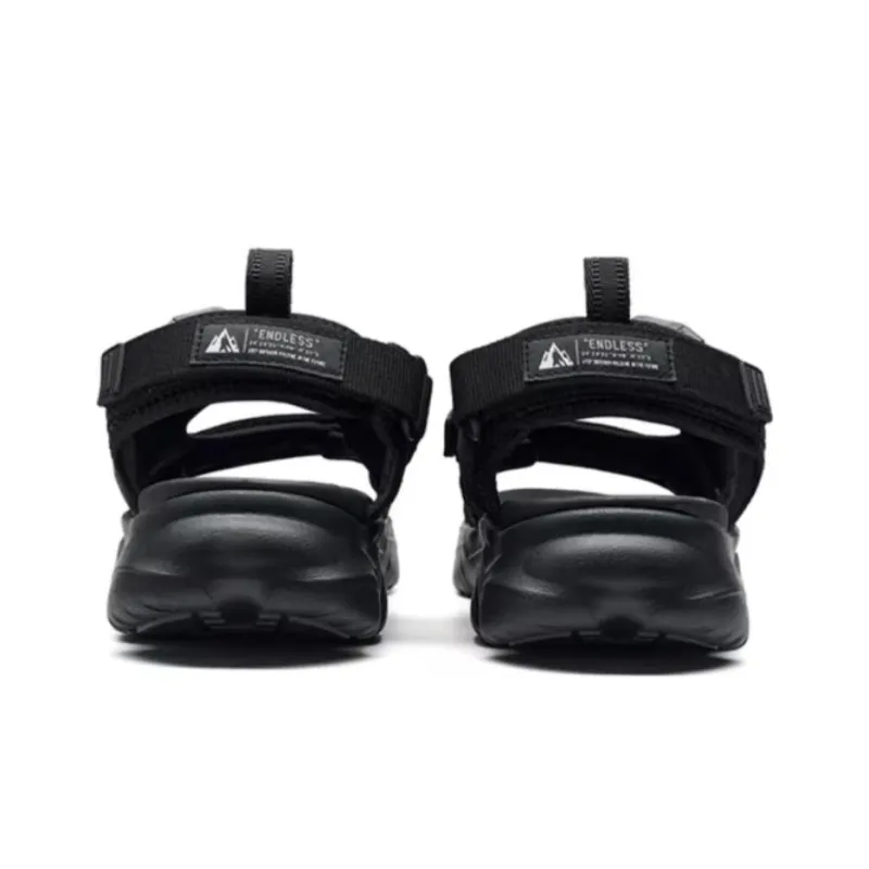XTEP Beach Sandals Men Black-3