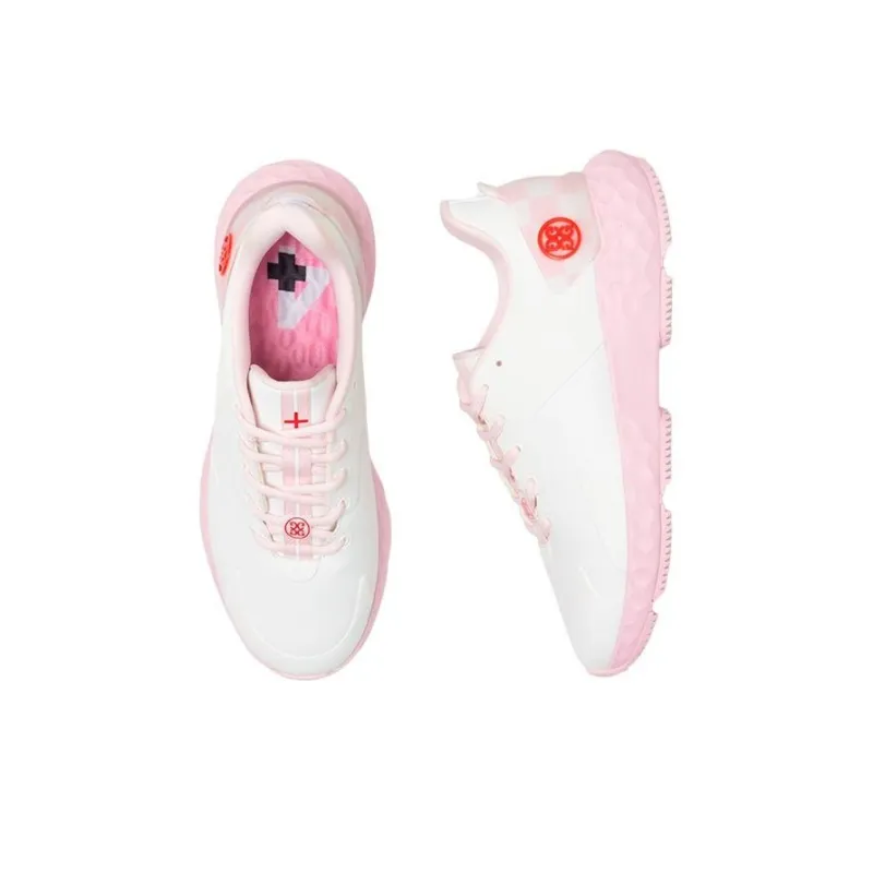 GFORE Cushioning Slip Resistant Low Top Golf Shoes Women's White Pink-2