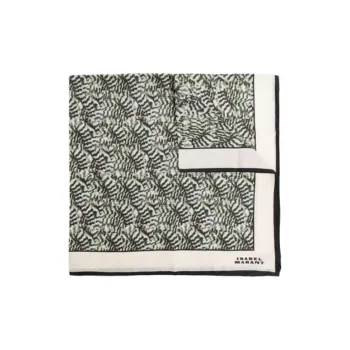 ISABEL MARANT Silk Scarves Unisex White