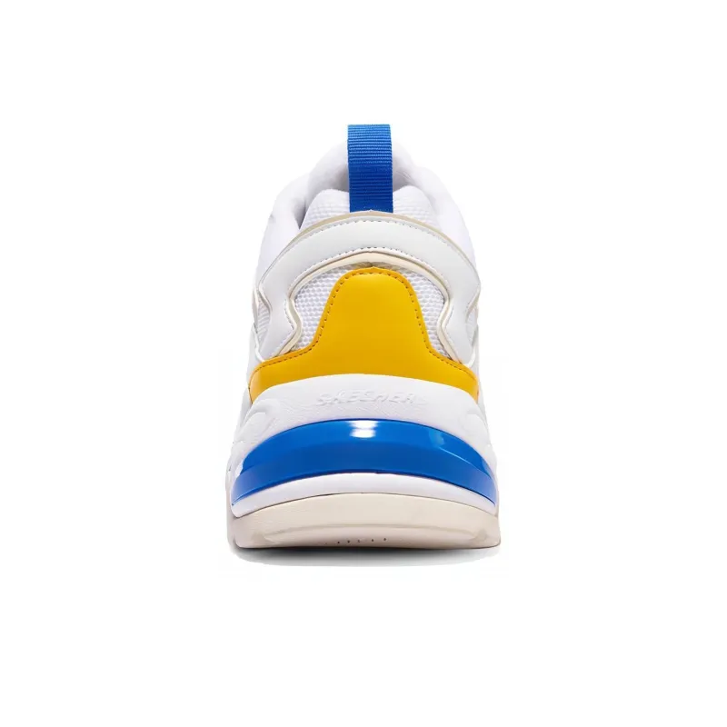 Skechers Stamina V2 Chunky Sneakers Men Low Top White/Blue-3