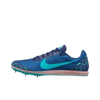 Nike Zoom Rival D 10 Slip-Resistant Low-Top Running Shoes Men's Blue