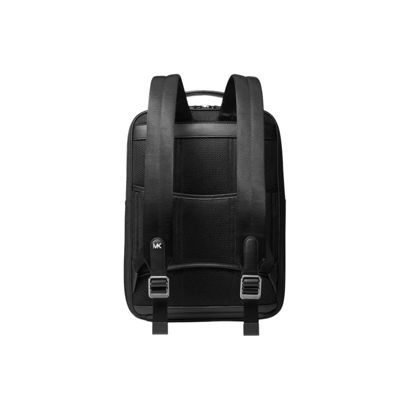 MICHAEL KORS Split Cow Leather With Textile Backpack Men's Black-1