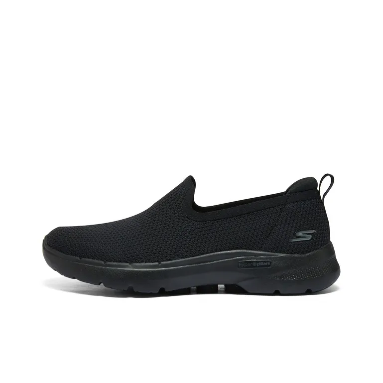 Skechers Cushioning Anti Slip Wear Resistant Breathability Low Top Casual Running Shoes Women's Black-0