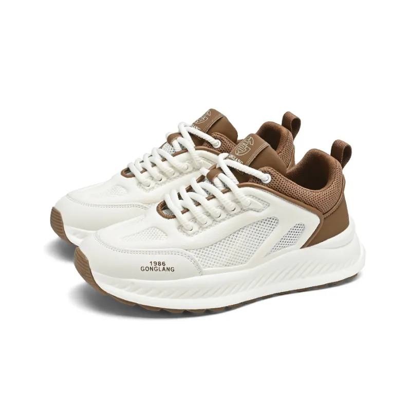 GONGLANGSHIJIA Breathable Lightweight Low Top Casual Shoes Men's-10
