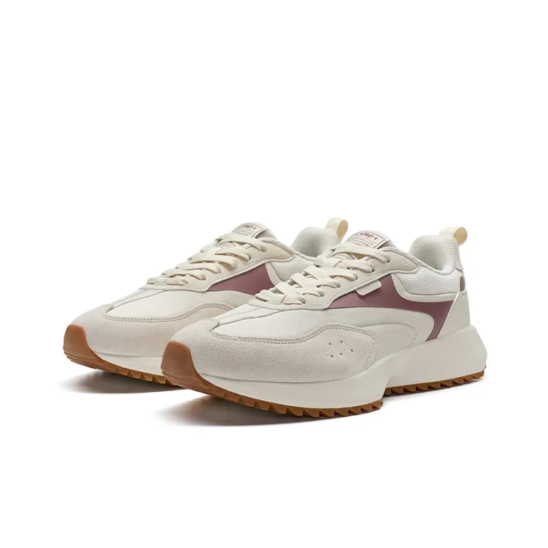 XTEP Casual Shoes Men Low Top Tea White/Brick Red-4