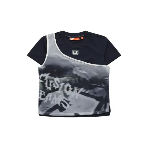 FILA FUSION T-Shirts Women's Black