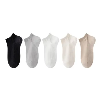AUGUST No Show Socks Women's 5 Pack