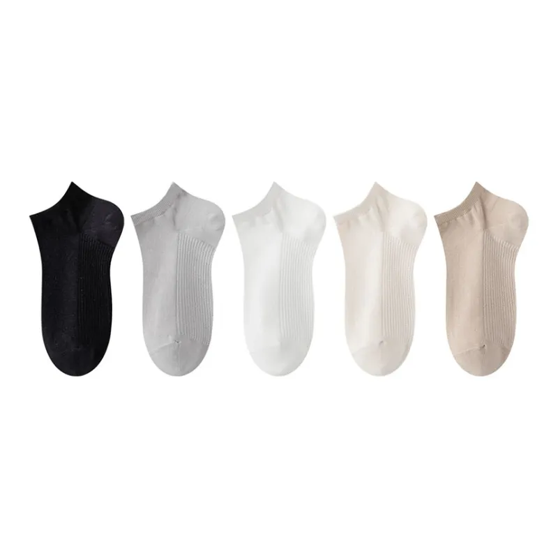 AUGUST No Show Socks Women's 5 Pack-0