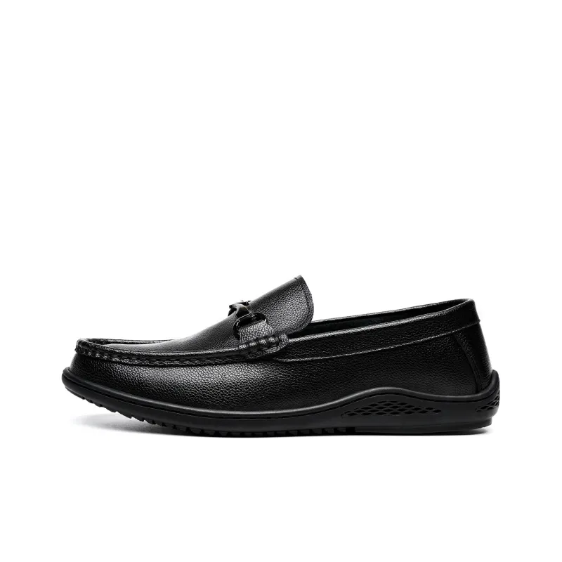 CHINT Dress Shoes Men Low Top Black-1