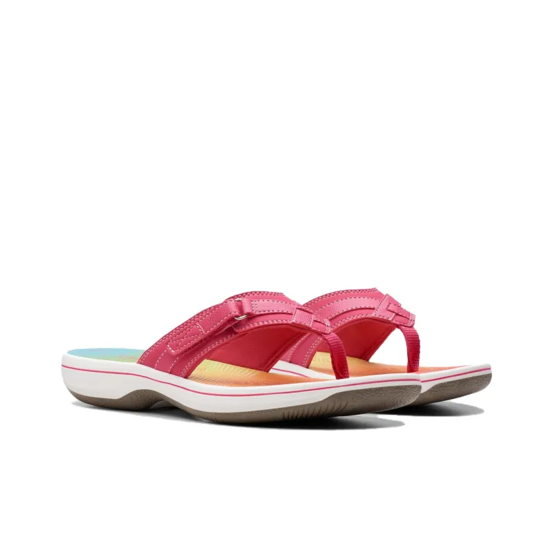 Clarks Flip Flops 3cm Women's Pink-2